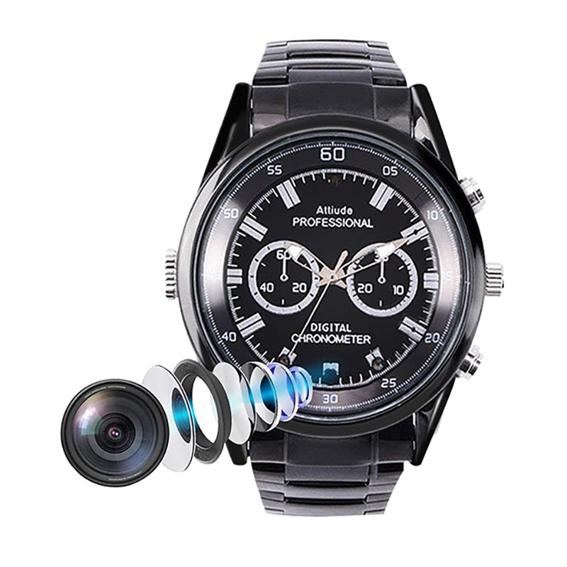 SEHOINTL Full HD 1080P Mini Camera Watch with IR NightVision Motion Detection Wireless