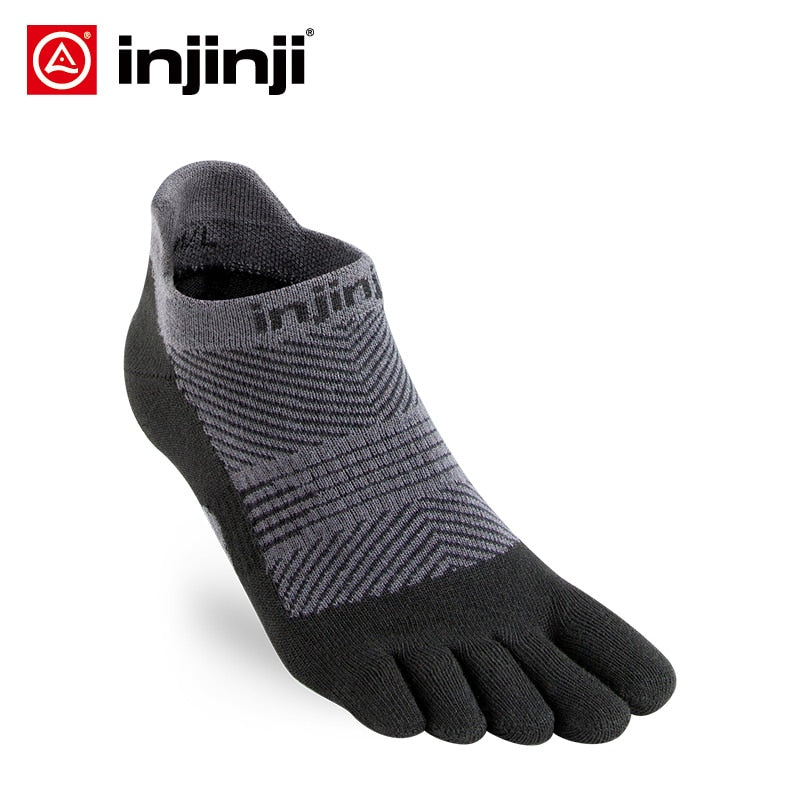 Injinji Five-Finger Sneakers Socks Low-cut Thin Running Sports COOLMAX Sweat-absorbent