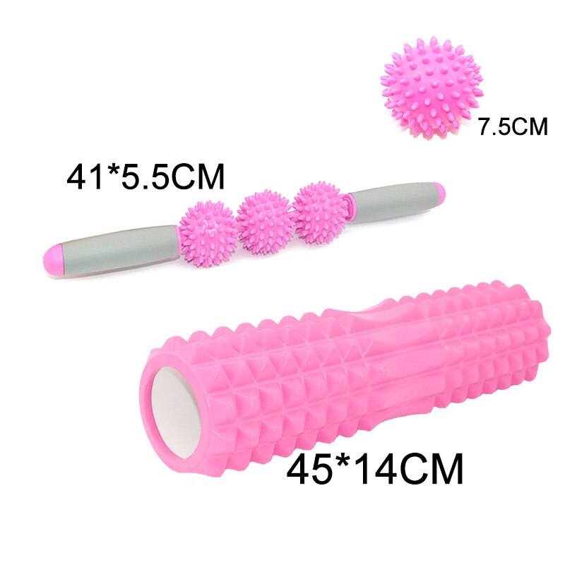 45cm*14cm Yoga column foam roller Pilates column balance bar stick relax muscle deep massage roller