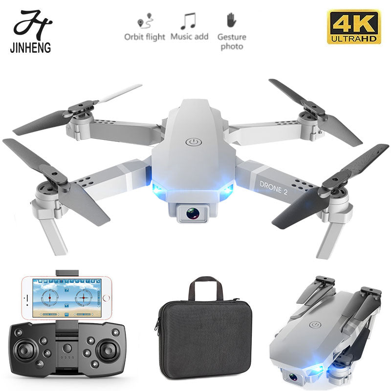 Drone 4K 1080P HD Camera Wifi FPV Air Pressure Altitude Hold Mode Foldable Quadcopter