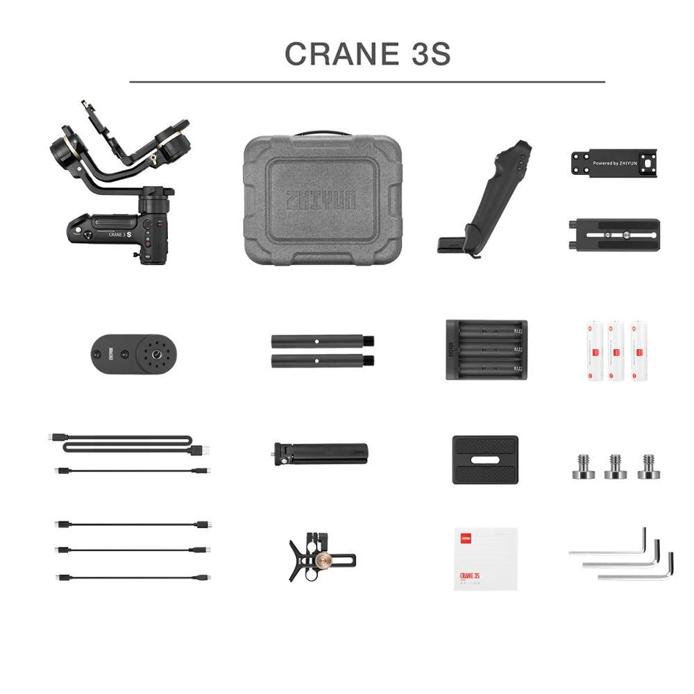 ZHIYUN Official Crane 3S/SE 3-Axis Camera Gimbal Handheld Stabilizer Support