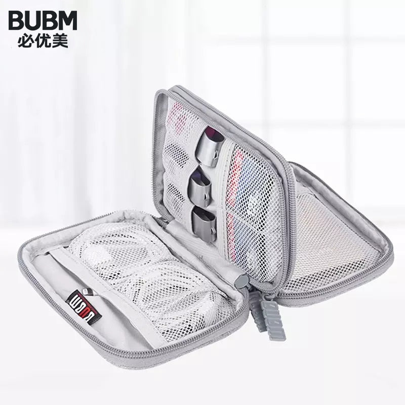 BUBM Portable 2.5'' External Hard Drive Case Cover,2.5 Inch Bag Disk HDD Protection Box Electronics