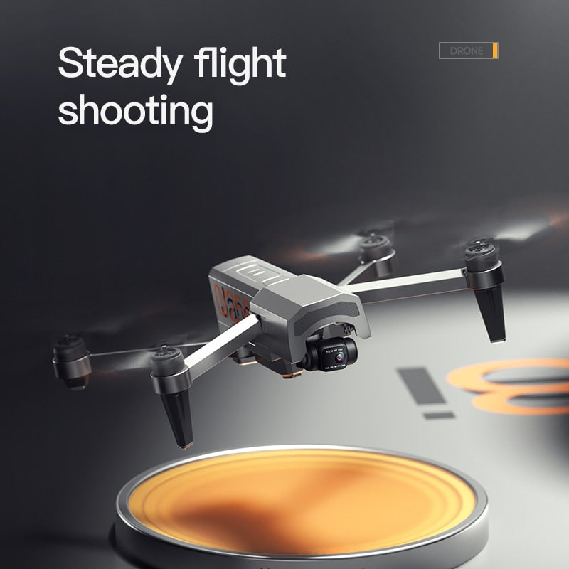 2022 New GOD GPS Drone 4K HD Camera Anti-Shake 2-Axis Gimabal Brushless Motor 5KM RC Quadcopter