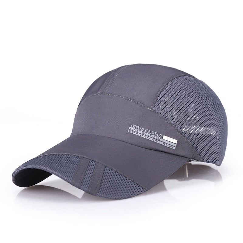 New Arrivals Adjustable Breathable Running Golf Fishing Baseball Caps Sunshade Mesh