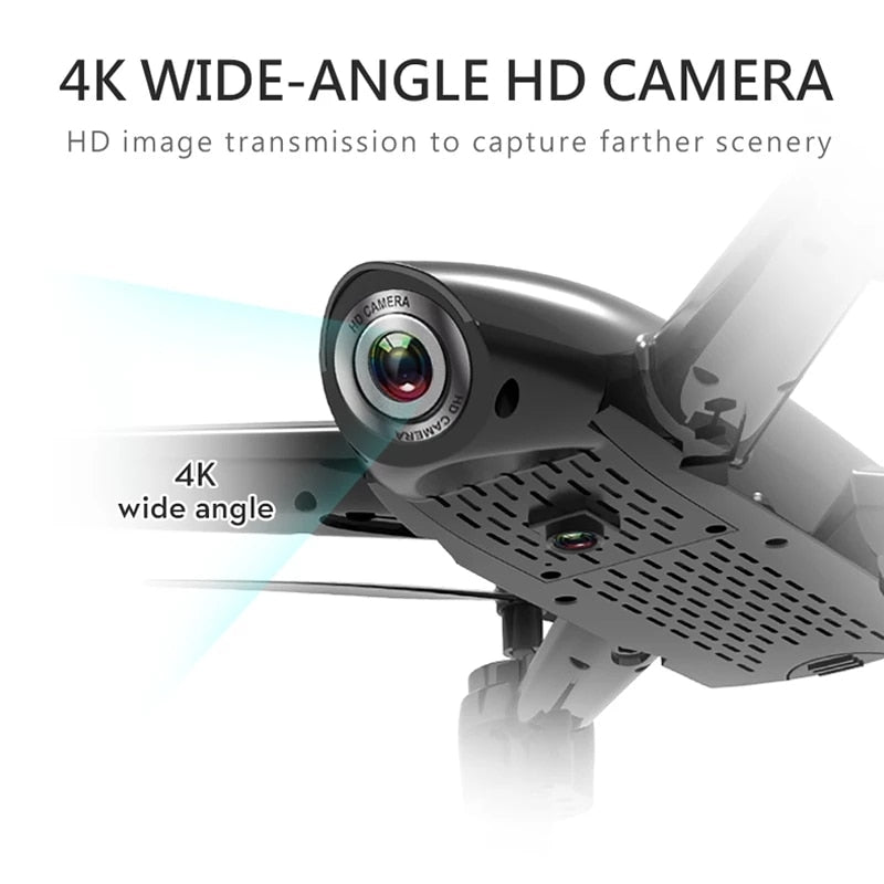 Best SG106 WiFi FPV RC Drone 4K Camera Optical Flow 1080P HD Dual Camera Real Time Aerial Video