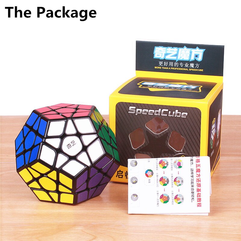 QY TOYS megaminxeds magic speed cube stickerless pyramidcube professional puzzle