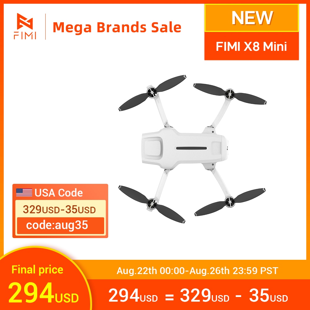 FIMI X8 Mini Drone with camera 4k remote control helicopter 3-axis Gimbal 249g drone