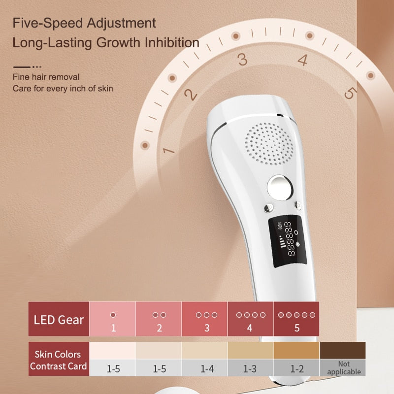 AmazeFan 990000 Flashes Laser Hair Removal IPL photon depilator For Women Household