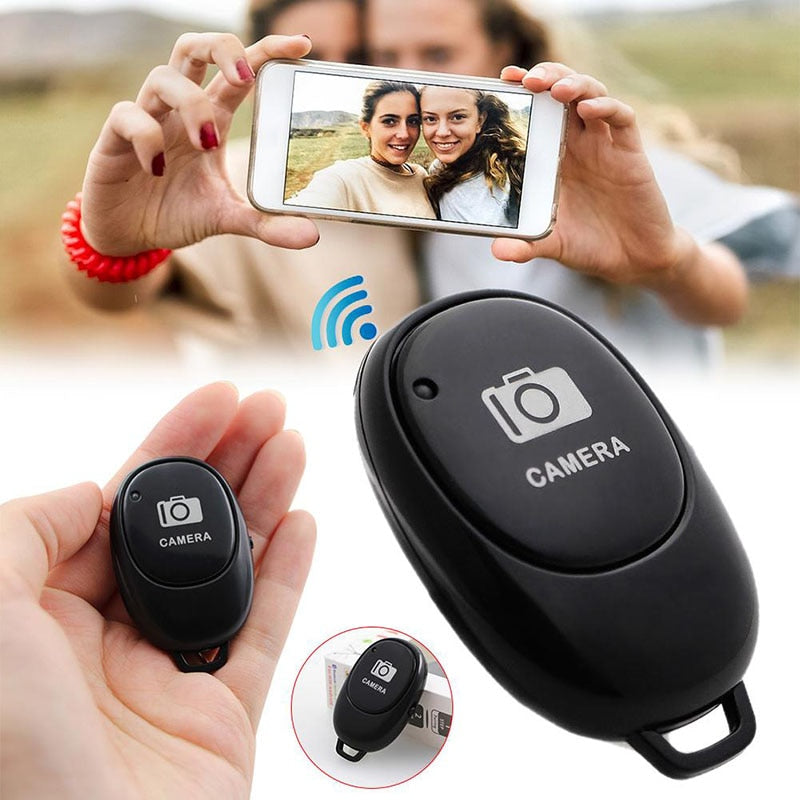 Mini Bluetooth-compatible Remote Control Button Wireless Controller Self-Timer Camera