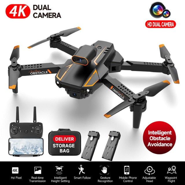 S91 4K Drone Professional Obstacle Avoidance Dual Camera Foldable RC Quadcopter