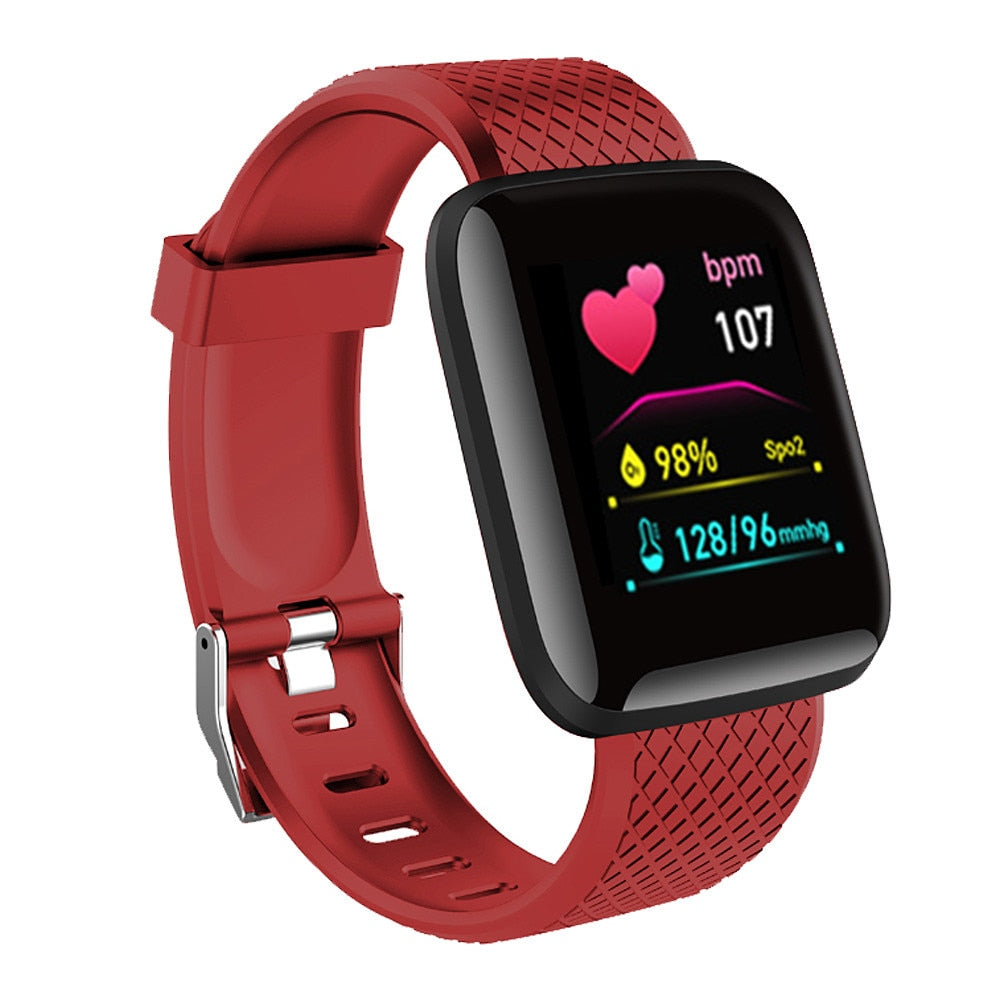 Smart Watches Blood Pressure Waterproof Men Women Heart Rate Monitor Fitness Tracker Digital