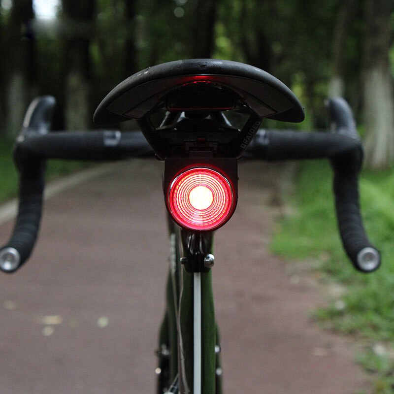 Bicycle Rear Lamp Braking Light Anti-theft Alarm Remote Call Wireless Control LED Lantern