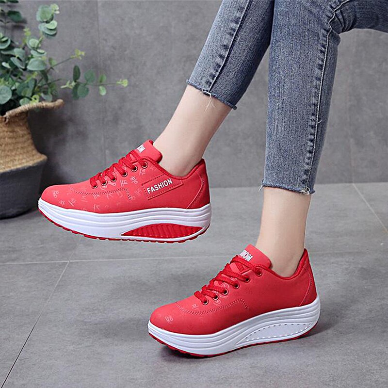 Women Fashion Sport Comfortable Breathable Ladies Smooth Casual Thick