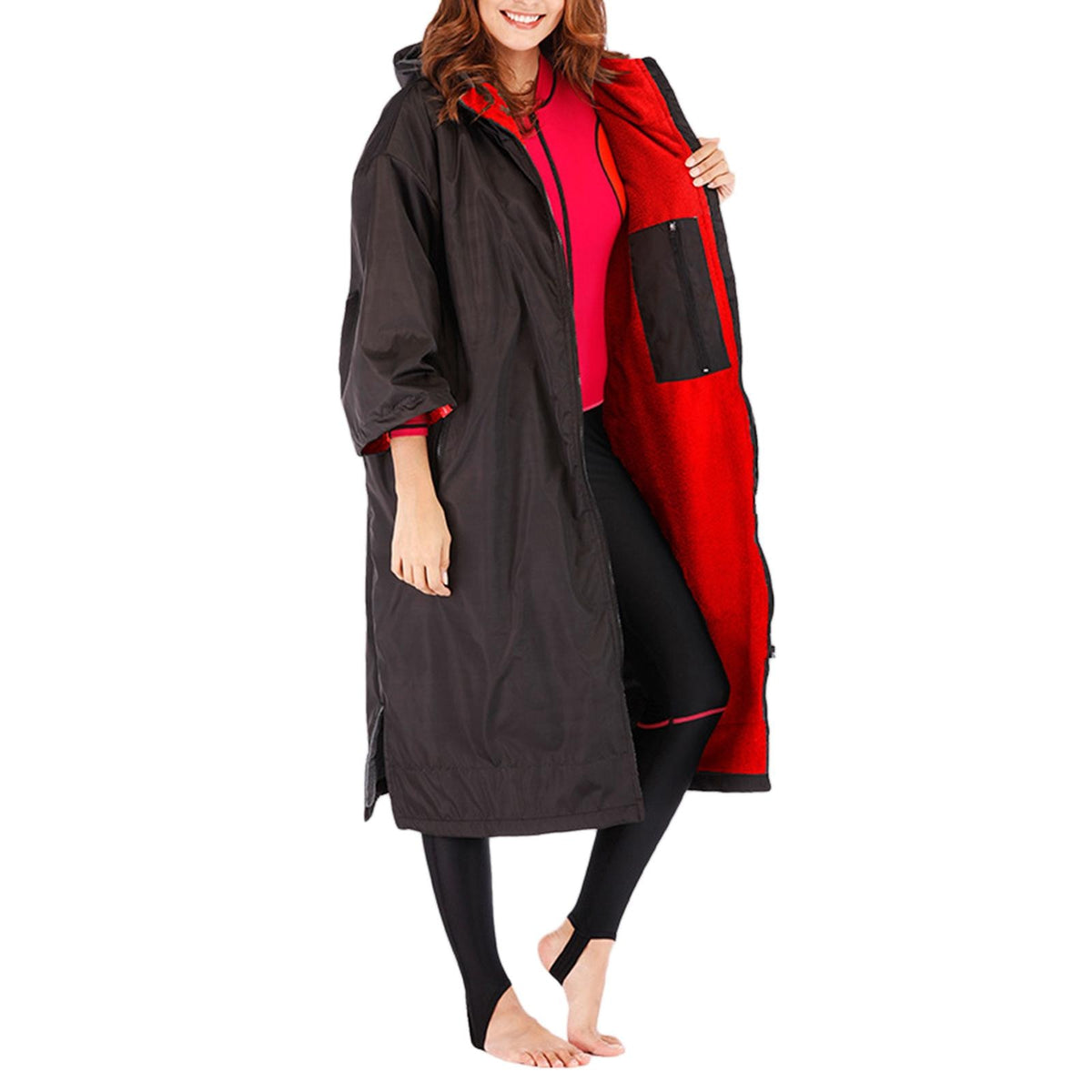 Surf Changing Robe Jacket Coat Quick Drying Jacket Weatherproof Cloak Outwear