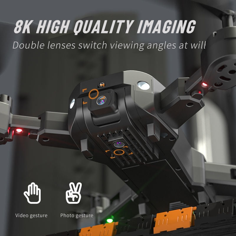 Drone 8K Profesional Drones With Camera Hd 4K Mini 6K Dron Quadcopt Obstacle