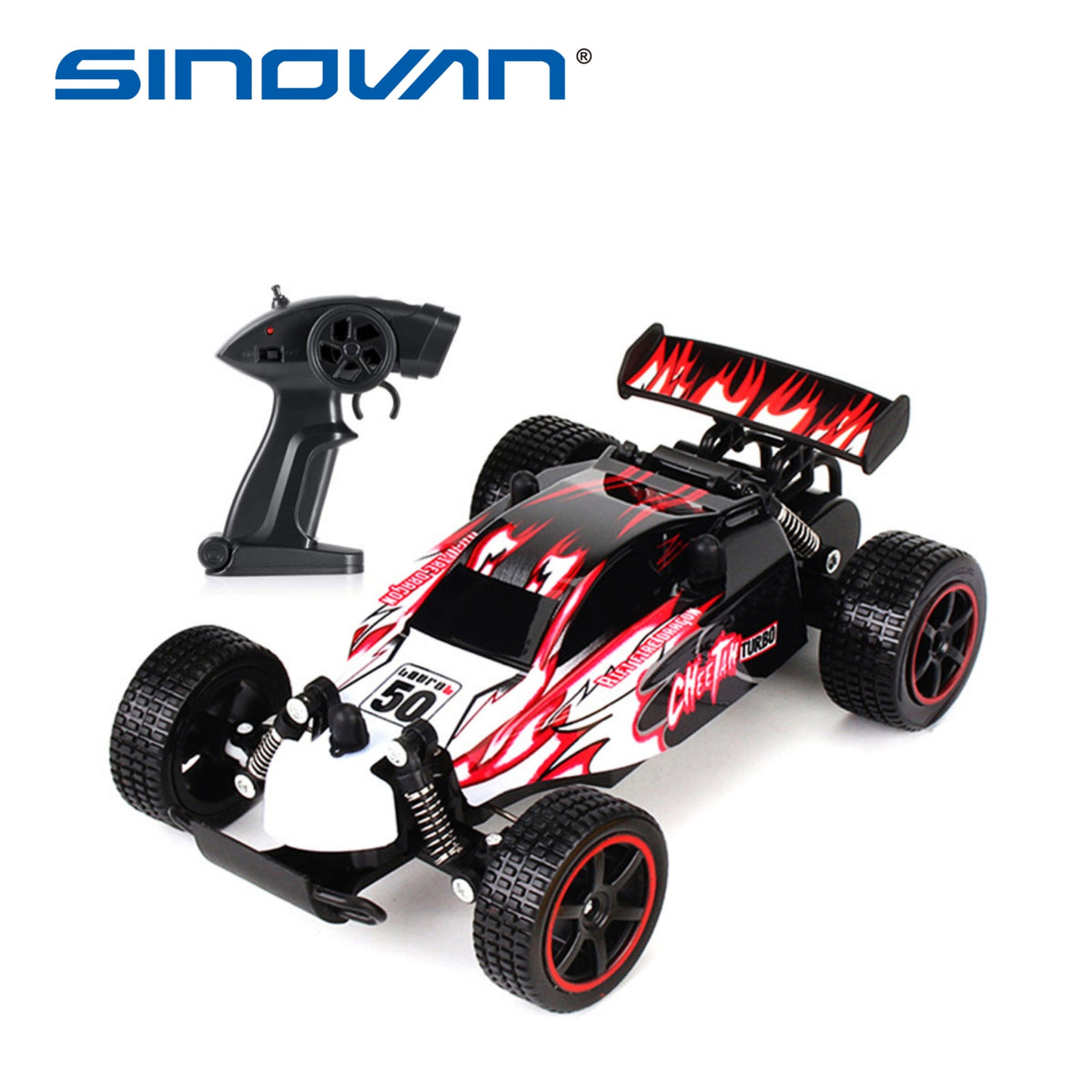 Sinovan Remote Control Car Drift 15-20km/h RC Racing Car High Speed Off-Road For Kids Gifts 1:18