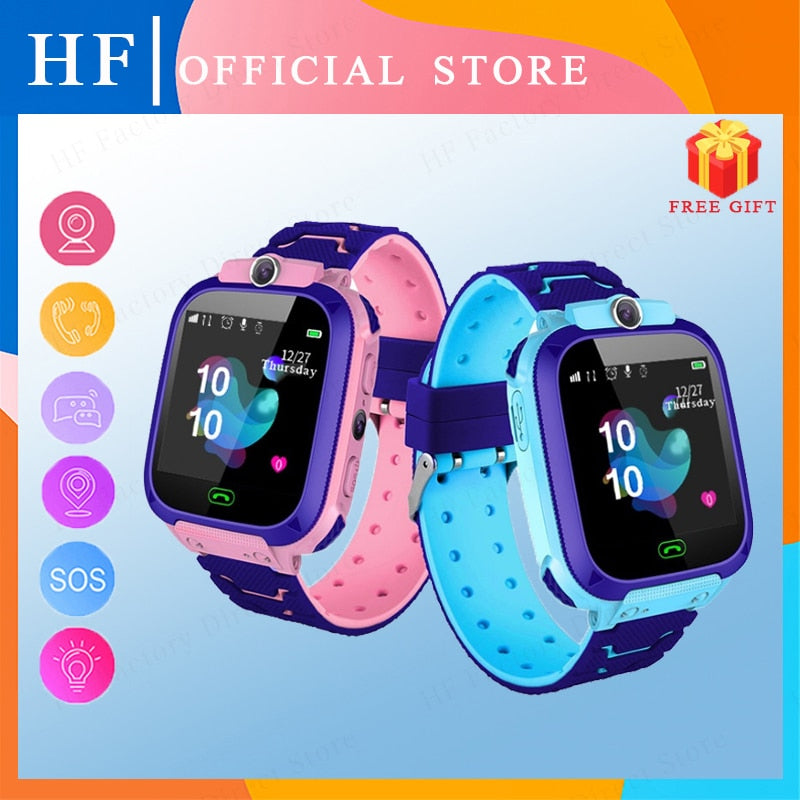 Kids Smart Watch 2022 New SOS Smartwatch For Children Sim Card LBS Location Photo