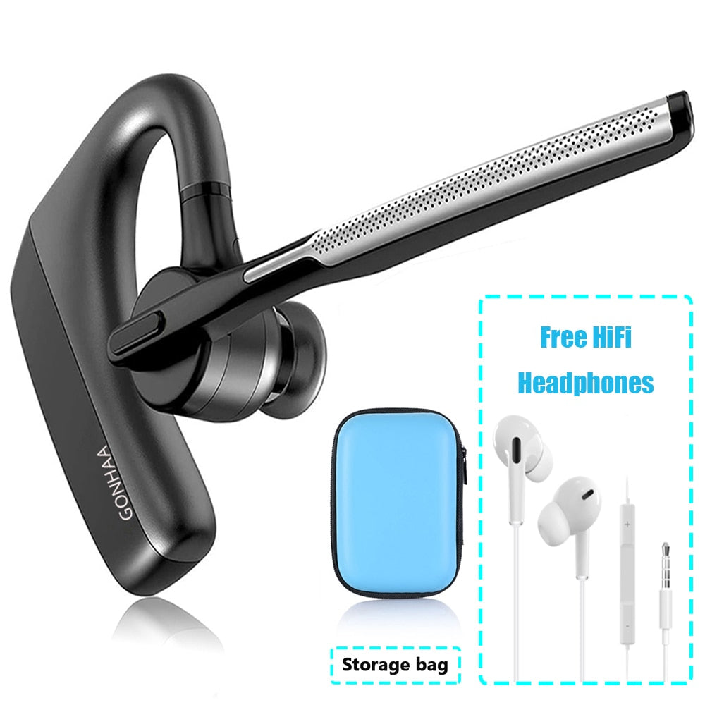 Bluetooth Earphones Wireless Headset HD Headphone With CVC8.0 Dual Microphone Noise