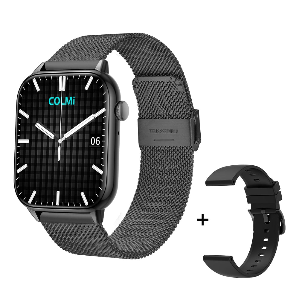 COLMI C60 Smartwatch 1.9 inch Full Screen Bluetooth Calling Heart Rate Sleep Monitor