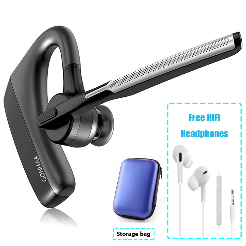 Bluetooth Earphones Wireless Headset HD Headphone With CVC8.0 Dual Microphone Noise