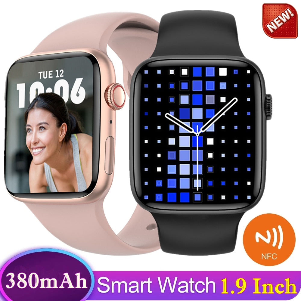 2022 Sport Smart Watch Men Bluetooth Call Custom Dial NFC Women Fitness Smartwatch