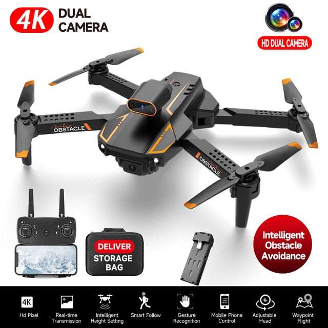 S91 4K Drone Professional Obstacle Avoidance Dual Camera Foldable RC Quadcopter