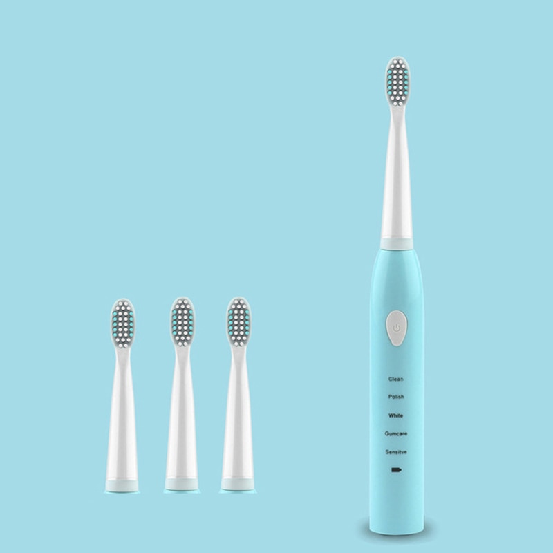 Electric Toothbrush Powerful Ultrasonic Sonic USB Charge Rechargeable Tooth Washable