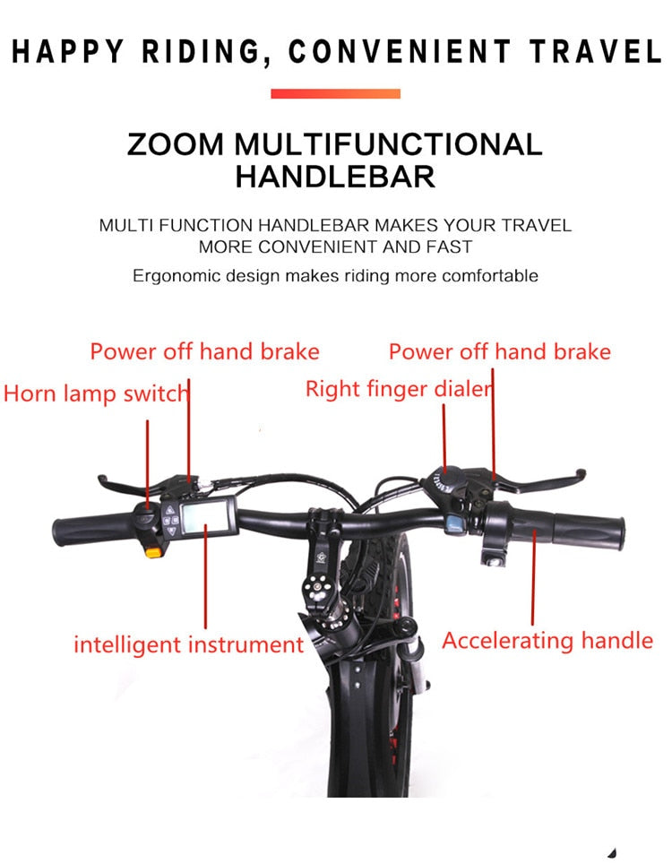 1000W 2000W power mountain bike lithium electric bicycle 48V 20Ah electric bicycle eBike