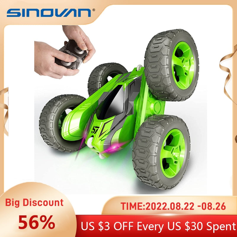 Sinovan RC Stunt Car 2.4G 4CH Drift] Deformation Buggy Roll Car Flip 360 Degree Rotating Vehicle