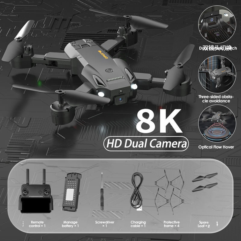 Drone 8K Profesional Drones With Camera Hd 4K Mini 6K Dron Quadcopt Obstacle