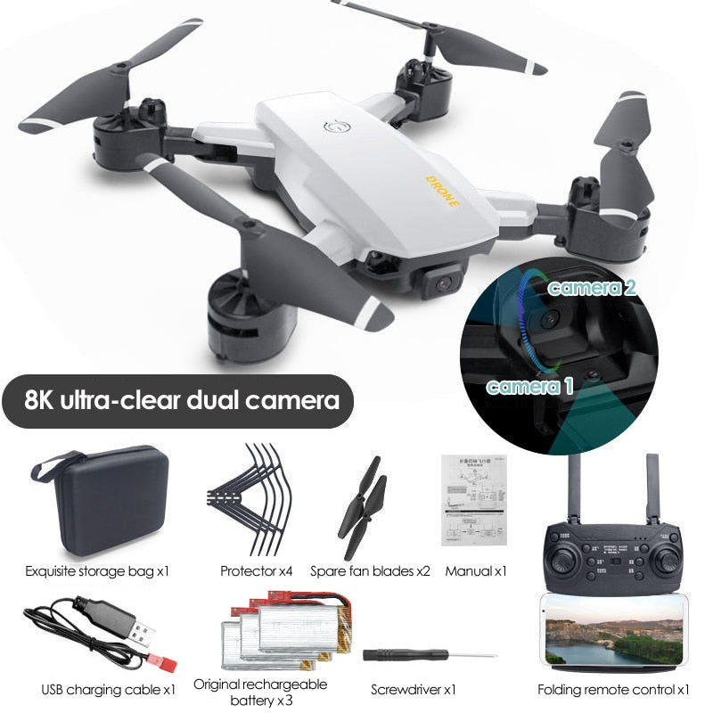 Drone 8K Profesional Drones With Camera Hd 4K Mini 6K Dron Quadcopt Obstacle