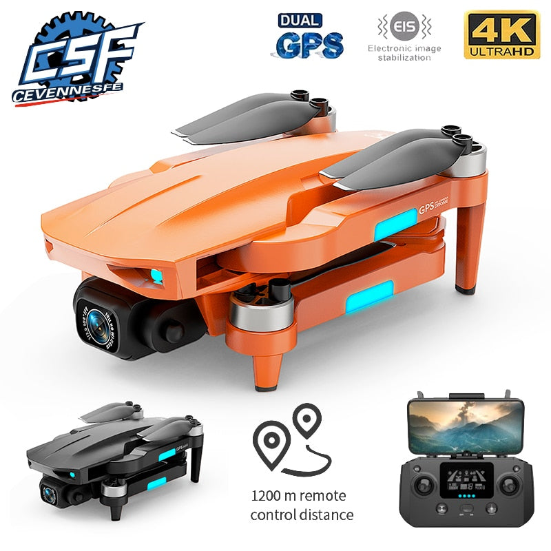 NEW L700 PRO GPS FPV 1.2Km Drone 4K Professional Dual HD Camera Aerial Photography Brushless