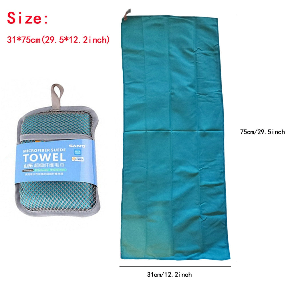 Microfiber Quick Dry Swimming Towels Men Outdoor Camping Hiking Cycling Portable