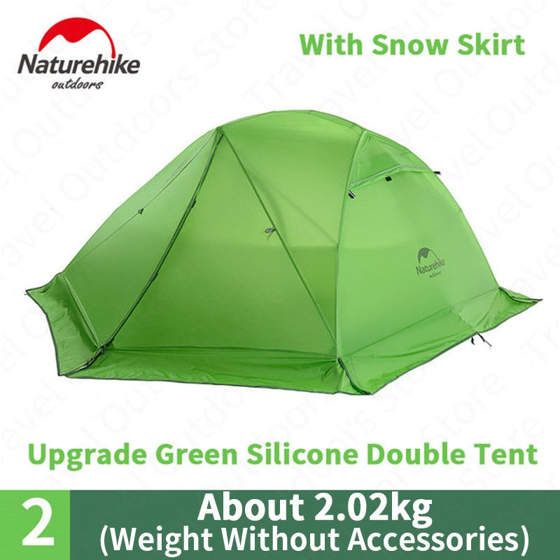 Naturehike 2 Person Ultralight Tent Upgraded Star River Camping Tent 20D Silicone