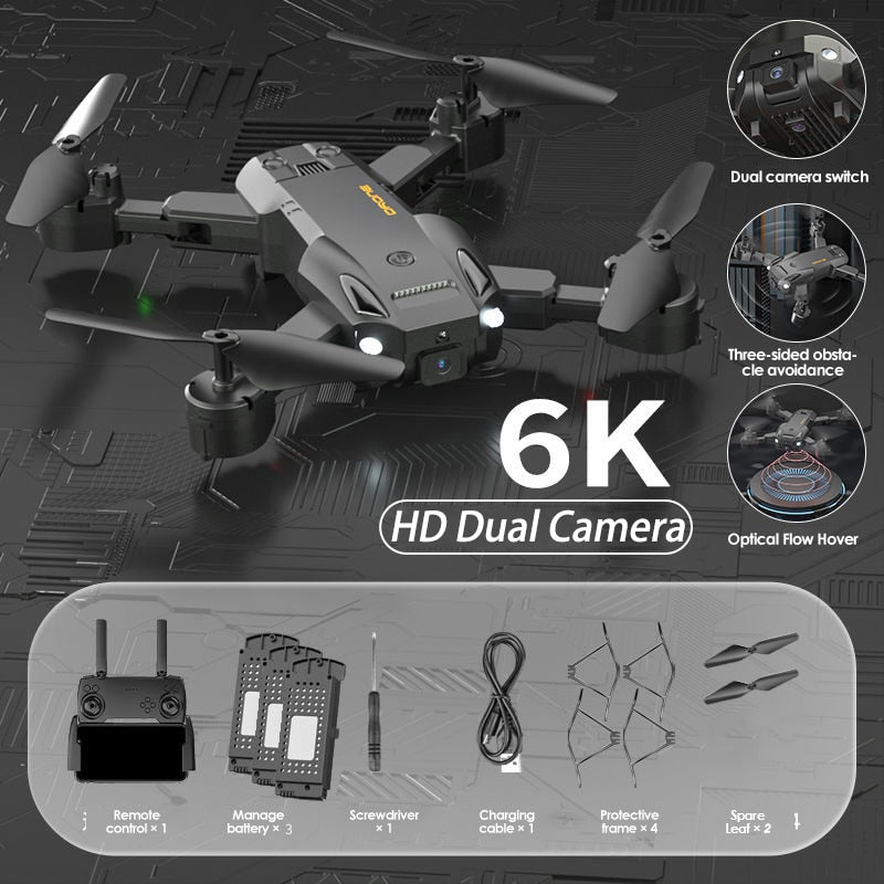 Drone 8K Profesional Drones With Camera Hd 4K Mini 6K Dron Quadcopt Obstacle