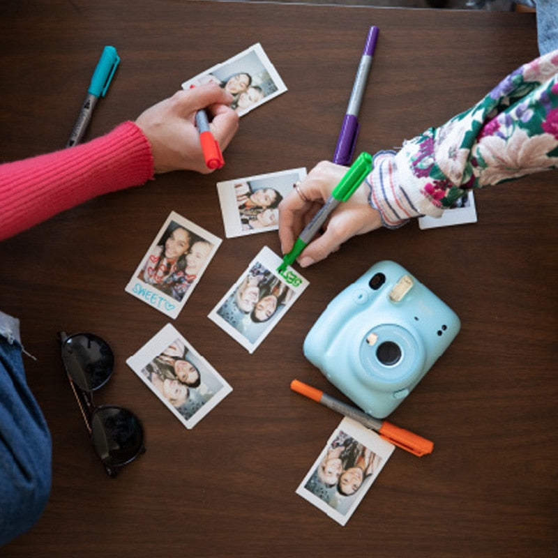 Fuji Genuine Instax Mini11 Instant Camera Origin Fujifilm Pink/Blue/Gray/White/Purple