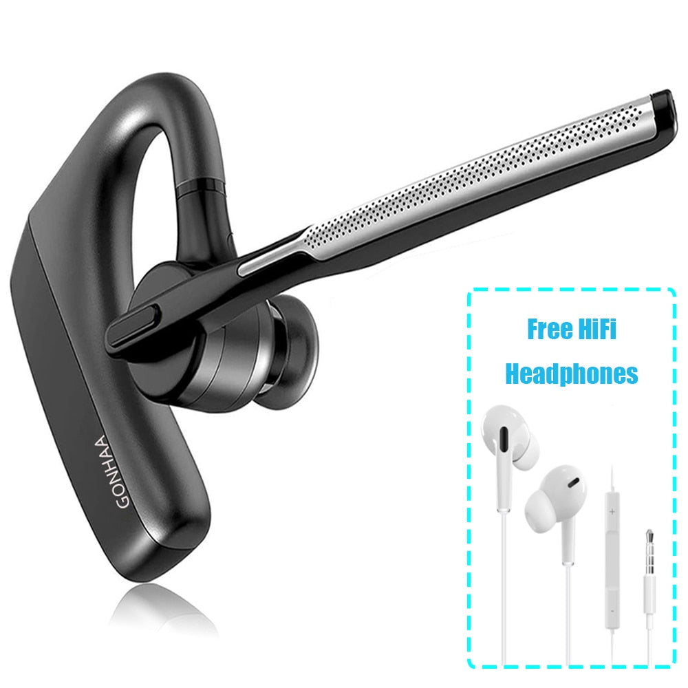 Bluetooth Earphones Wireless Headset HD Headphone With CVC8.0 Dual Microphone Noise