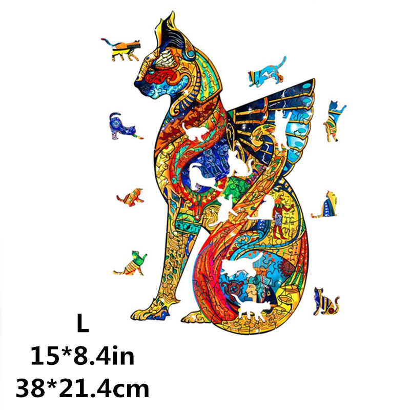 Animal Wooden Puzzle For Adults Kids Turtle Wooden Jigsaw Puzzle Board Set 3D Puzzle Toys