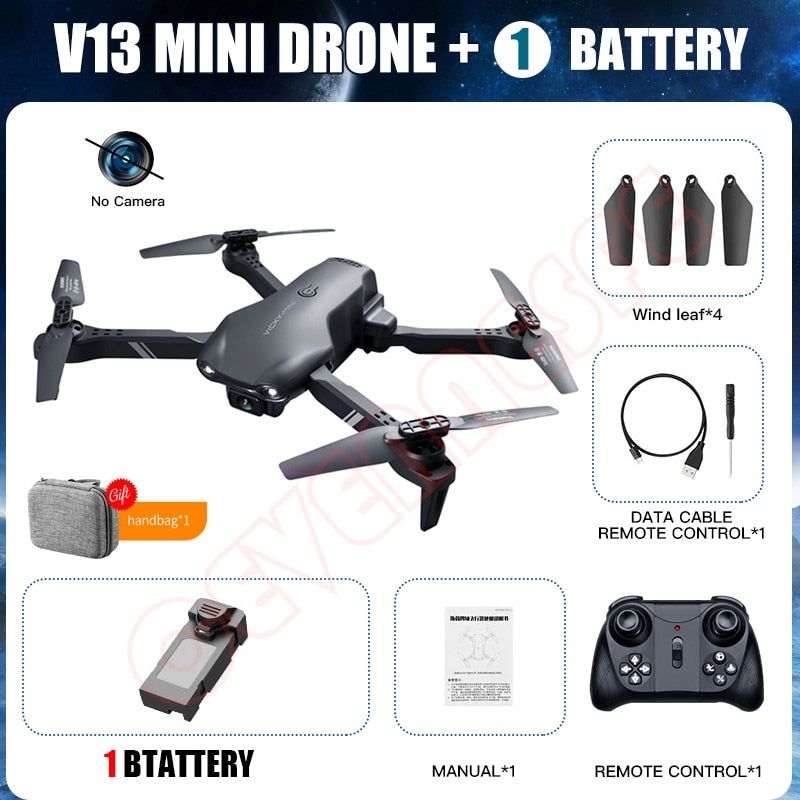 2022 NEW V13 Mini Drone 4k HD Camera WiFi Fpv Drones Dual Camera Foldable Quadcopter Real-time