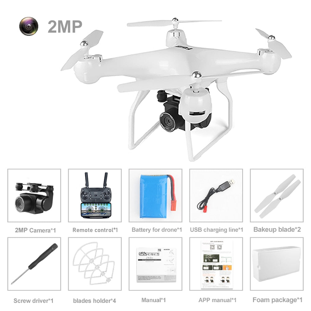 Aerial Photography RC Drone UAV FPV with 4K HD Pixel Camera Remote Control 4-Axis Quadcopter Aircraft