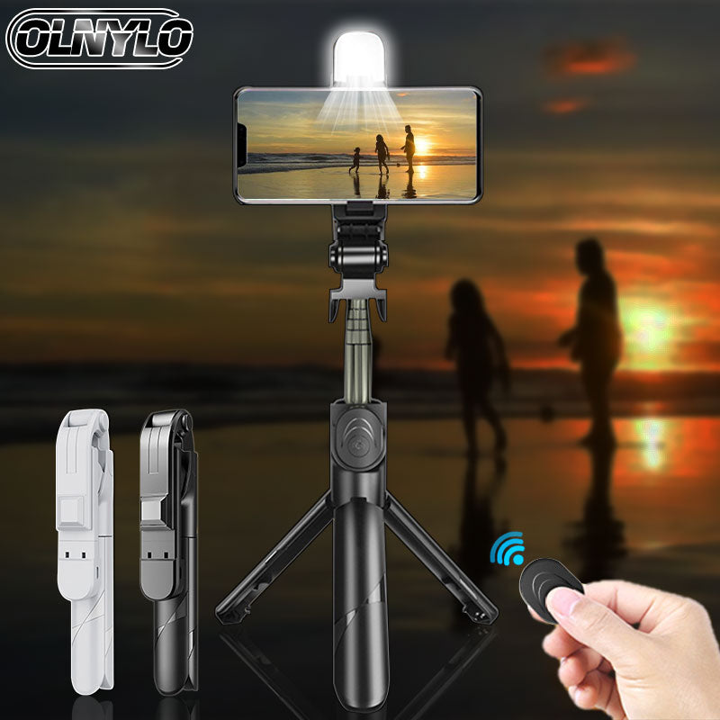 Wireless Selfie Stick Bluetooth Compatible Foldable Mini Tripod For Phone