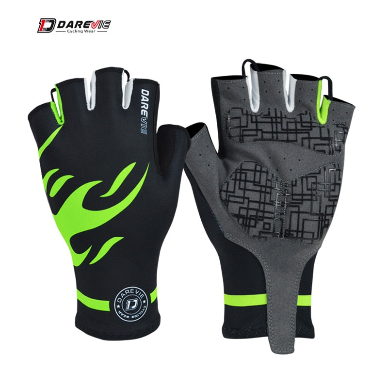 DAREVIE Cycling Gloves Women Half Finger Gel Padded Shockproof Breathable Cycling Glove Pro