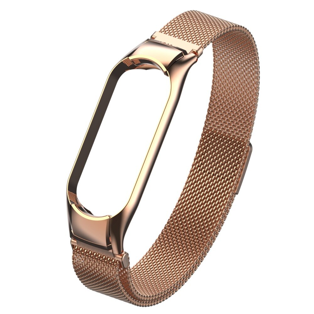 YAYUU Stainless Steel Watch Strap for Xiaomi Mi Band 4 3 Metal Bracelet For MiBand