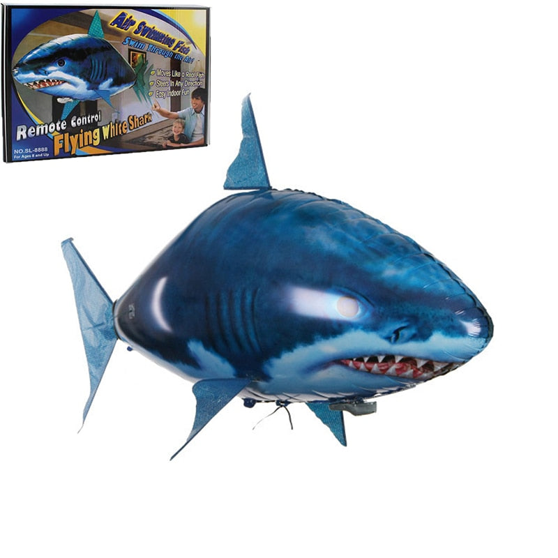 Remote Control Shark Toy Air Swimming Fish RC Animal Toy Infrared RC Flying Toys Air