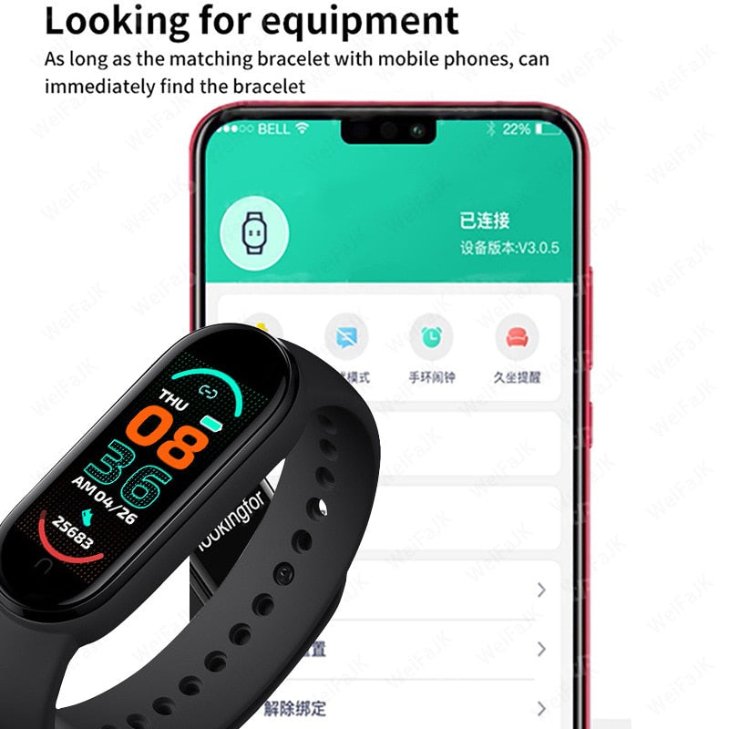 M6 Magnetic Sports Smart Brand Bluetooth Electronic Mi Fitness Bracelet Heart Rate