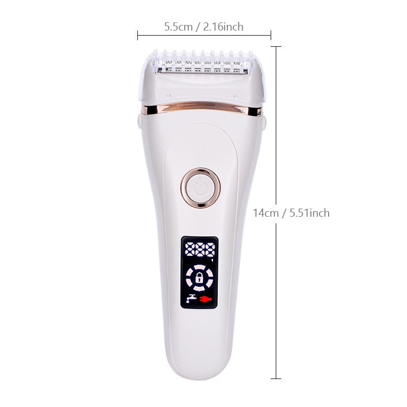 USB Rechargeable Lady Shaver Hair Removal Clipper Device Women Epilator Electric