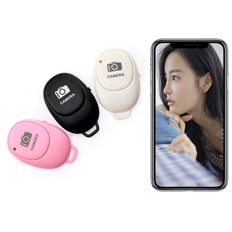 Mini Bluetooth-compatible Remote Control Button Wireless Controller Self-Timer Camera