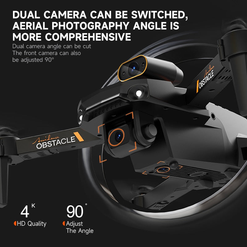 S91 4K Drone Professional Obstacle Avoidance Dual Camera Foldable RC Quadcopter