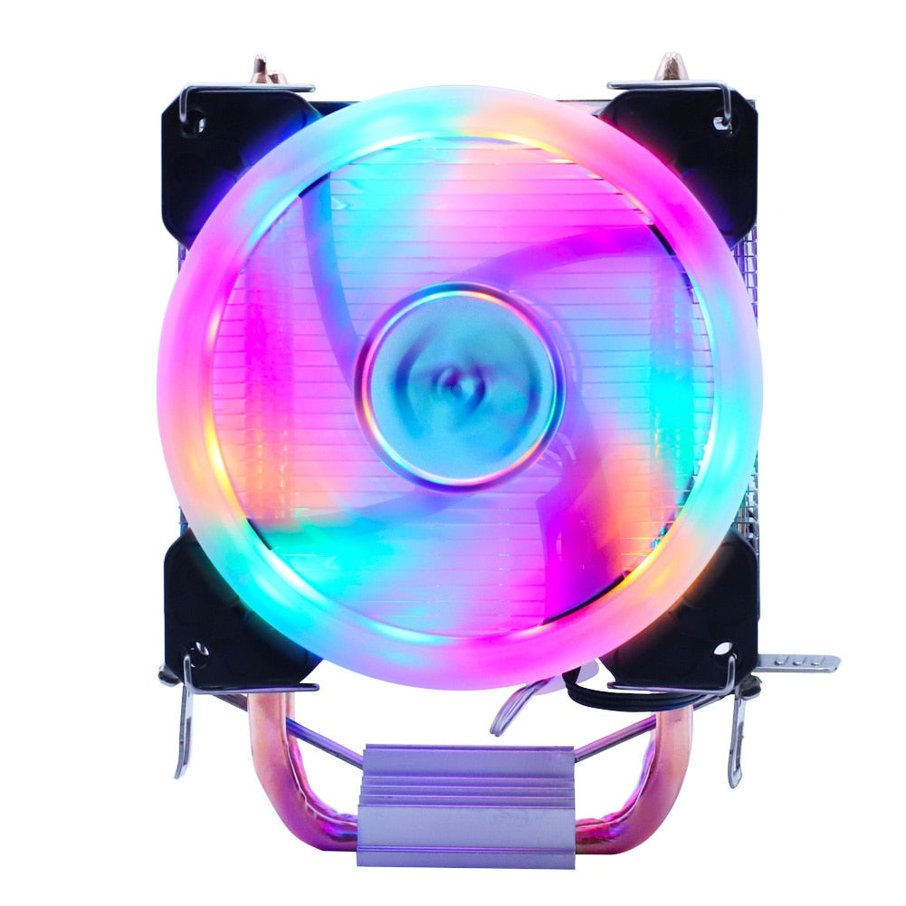 Wovibo CPU Cooler Cooling Fan 3PIN 4Pin Ventilador Silent For Intel AM3 AM4 Radiator