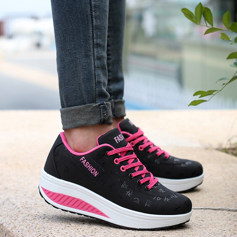 Women Fashion Sport Comfortable Breathable Ladies Smooth Casual Thick